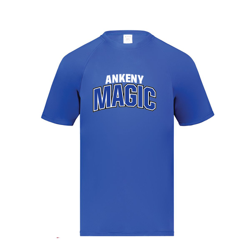 [2790.060.S-LOGO1] Men's Smooth Sport T-Shirt (Adult S, Royal, Logo 1)