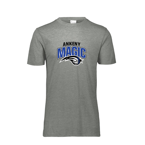 [FTSCUBGY-AS-LOGO3] Decker Men's Tri-Blend T-Shirt - Short Sleeve (Adult S, Gray, Logo 3)