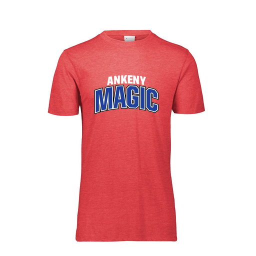 [3066.V96.S-LOGO1] Youth Ultra-blend T-Shirt (Youth S, Red, Logo 1)