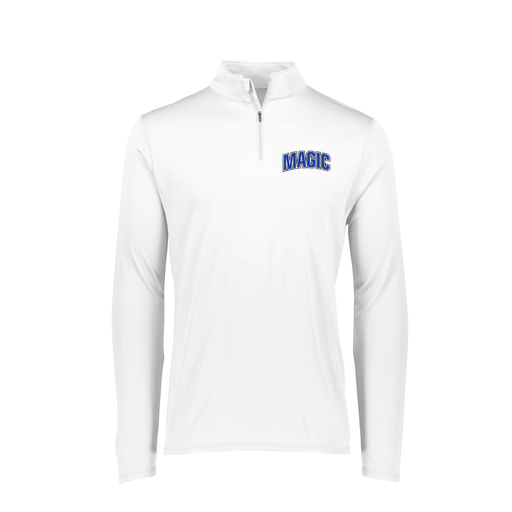 [FTLQFLWH-FAXS-LOGO1] Decker Women's Flex-Lite 1/4 Zip Shirt (Female Adult XS, White, Logo 1)