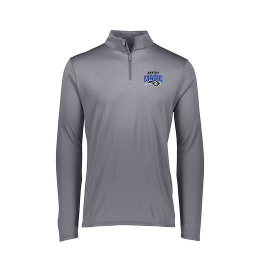 [FTLQFLGY-FAXS-LOGO3] Decker Women's Flex-Lite 1/4 Zip Shirt (Female Adult XS, Gray, Logo 3)