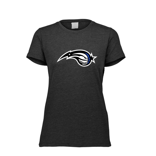 [FTSCUBBK-FAXS-LOGO2] Decker Women's Tri-Blend T-Shirt - Short Sleeve (Female Adult XS, Black, Logo 2)