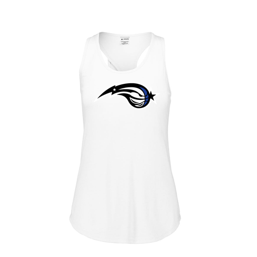 [3078.005.S-LOGO2] Ladies Tri Blend Tank Top (Female Adult S, White, Logo 2)
