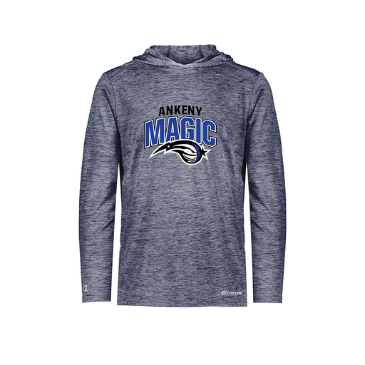 [FOLHCGNV-AS-LOGO3] Decker Men's Charge Hoodie (Adult S, Navy, Logo 3)
