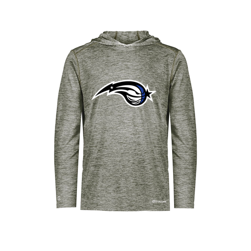 [FOLHCGGY-AS-LOGO2] Decker Men's Charge Hoodie (Adult S, Gray, Logo 2)