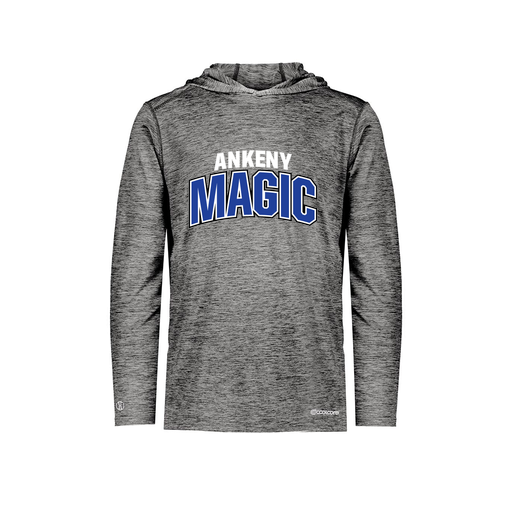 [FOLHCGBK-YS-LOGO1] Decker Youth Charge Hoodie (Youth S, Black, Logo 1)