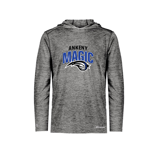 [FOLHCGBK-YS-LOGO3] Decker Youth Charge Hoodie (Youth S, Black, Logo 3)