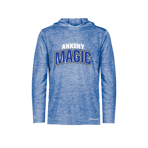 [FOLHCGRY-YS-LOGO1] Decker Youth Charge Hoodie (Youth S, Royal, Logo 1)