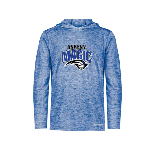 [FOLHCGRY-YS-LOGO3] Decker Youth Charge Hoodie (Youth S, Royal, Logo 3)