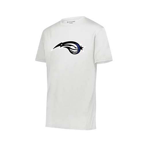 [222818.005.S-LOGO2] Men's Movement Dri Fit Shirt (Adult S, White, Logo 2)