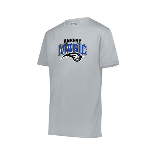 [222818.099.S-LOGO3] Men's Movement Dri Fit Shirt (Adult S, Silver, Logo 3)