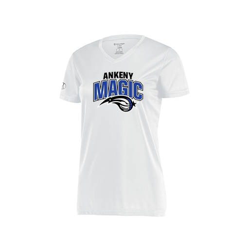 [222820.005.S-LOGO3] Ladies Movement Dri Fit Shirt (Female Adult S, White, Logo 3)