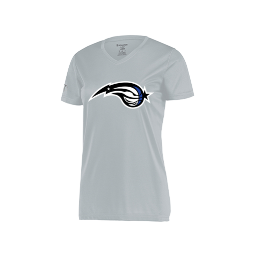 [222820.099.S-LOGO2] Ladies Movement Dri Fit Shirt (Female Adult S, Silver, Logo 2)