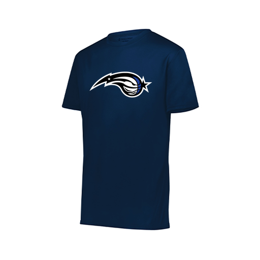 [222819.065.XXS-LOGO2] Youth Movement Dri Fit Shirt (Youth XXS, Navy, Logo 2)